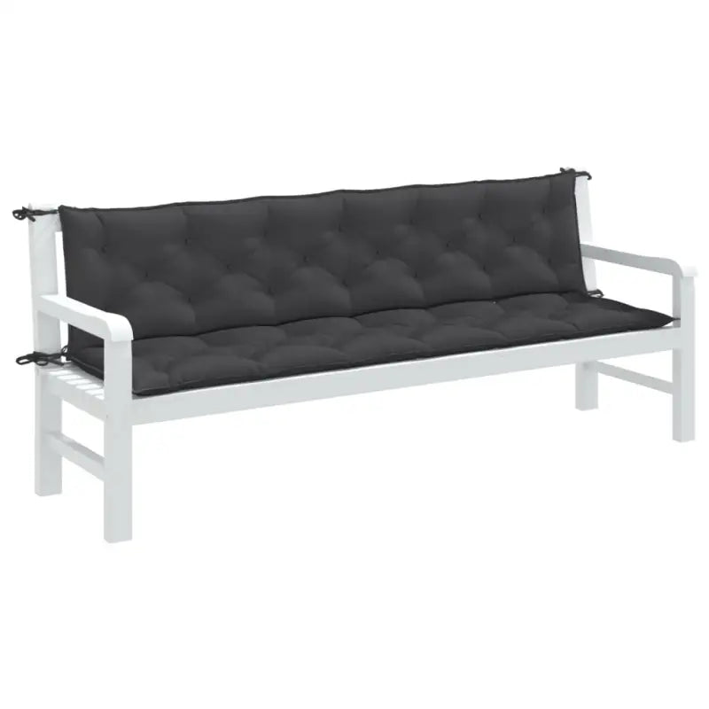 Stoelkussens voor een frisse uitstraling en behoud van oorspronkelijke vorm - antraciet mix / 200 x 50 x 7 cm / 1