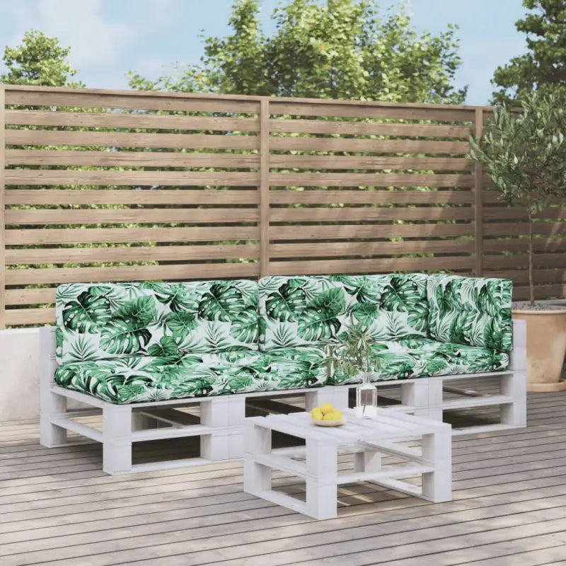 Stoelkussens voor een frisse uitstraling en behoud van oorspronkelijke vorm - Bladpatroon / 5 - Stoelkussens