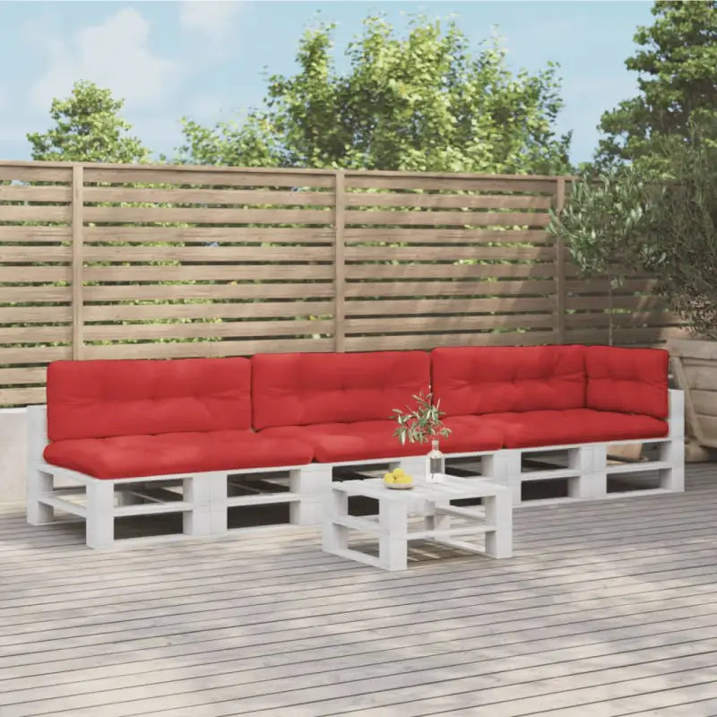 Stoelkussens voor een frisse uitstraling en behoud van oorspronkelijke vorm - Rood / 7 - Stoelkussens