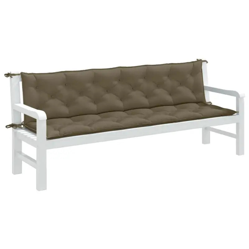 Stoelkussens voor een frisse uitstraling en behoud van oorspronkelijke vorm - taupe mix / 200 x 50 x 7 cm / 1