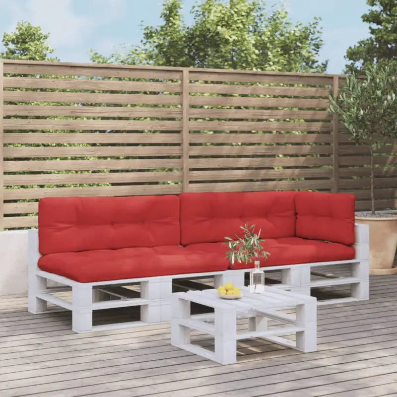 Stoelkussens voor een frisse uitstraling en behoud van oorspronkelijke vorm - Rood / 5 - Stoelkussens