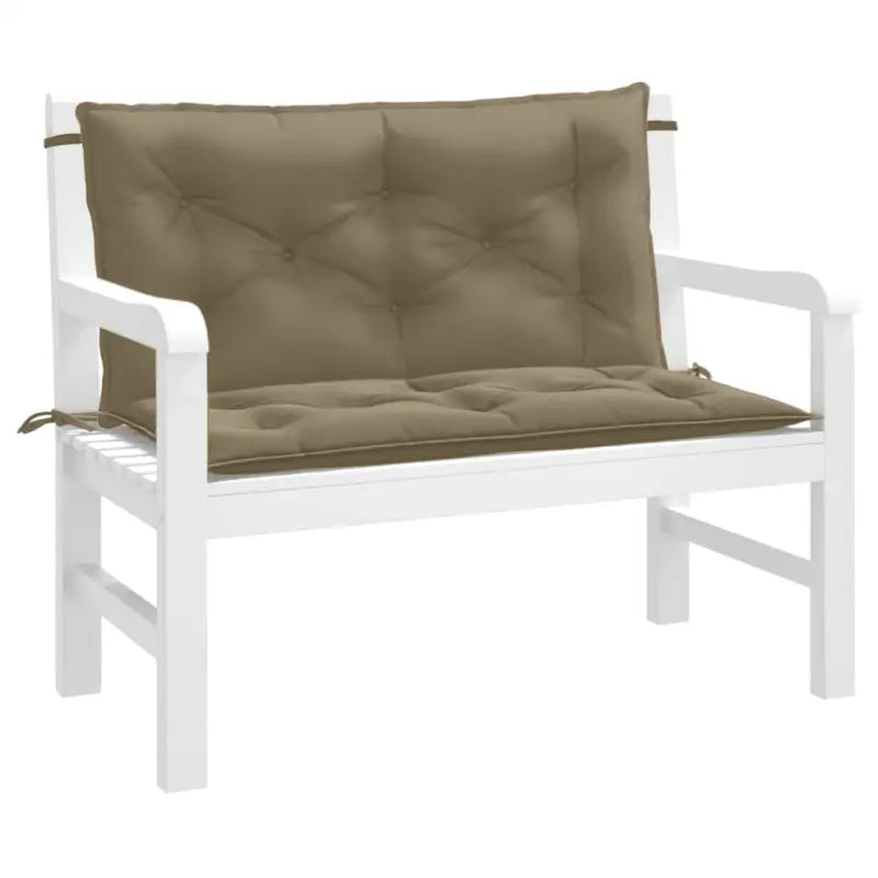 Stoelkussens voor een frisse uitstraling en behoud van oorspronkelijke vorm - taupe mix / 100 x 50 x 7 cm / 1