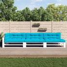 Stoelkussens voor een frisse uitstraling en behoud van oorspronkelijke vorm - Turquoise / 7 - Stoelkussens