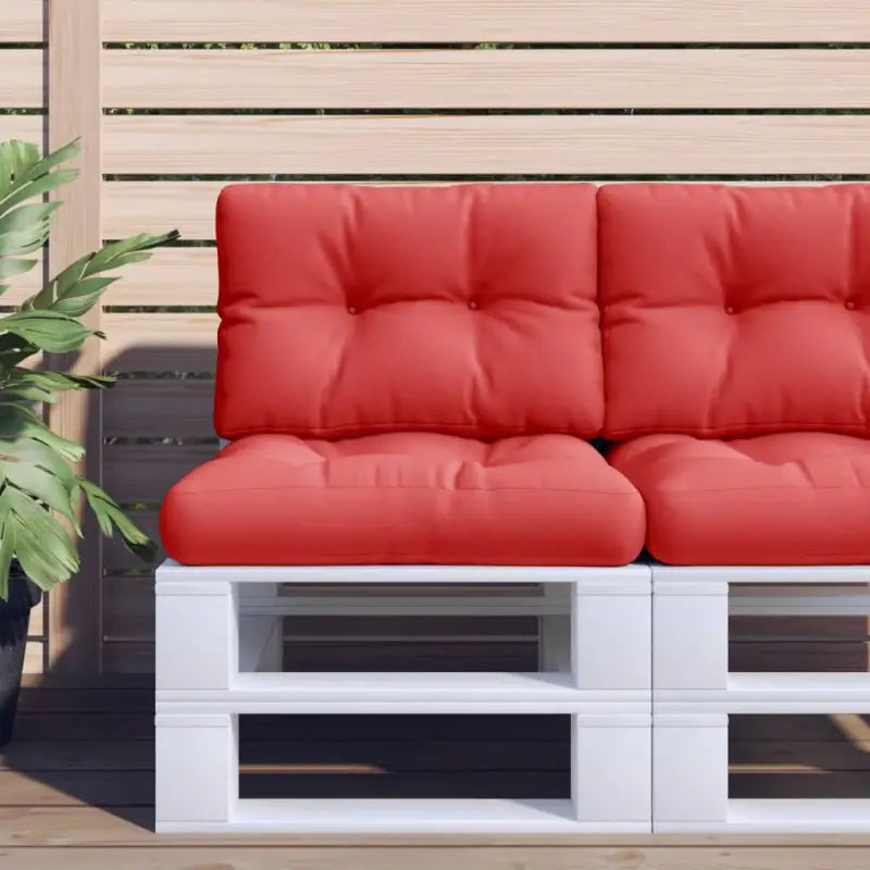 Stoelkussens voor een frisse uitstraling en behouden oorspronkelijke vorm - Rood / 50 x 50 x 12 cm / 1 - Stoelkussens