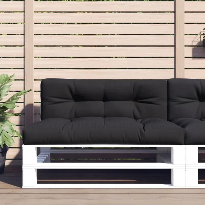 Stoelkussens voor een frisse uitstraling en behouden oorspronkelijke vorm - Zwart / 120 x 80 x 12 cm / 1 - Stoelkussens