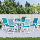 Stoelkussens voor een frisse uitstraling en behouden oorspronkelijke vorm - Blauw / 120 x 50 x 3 cm / 6 - Stoelkussens