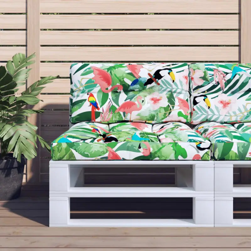 Stoelkussens voor een frisse uitstraling en behouden oorspronkelijke vorm - Multikleur / 70 x 70 x 12 cm / 1