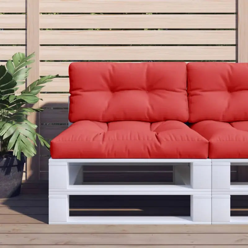 Stoelkussens voor een frisse uitstraling en behouden oorspronkelijke vorm - Rood / 80 x 80 x 12 cm / 1 - Stoelkussens