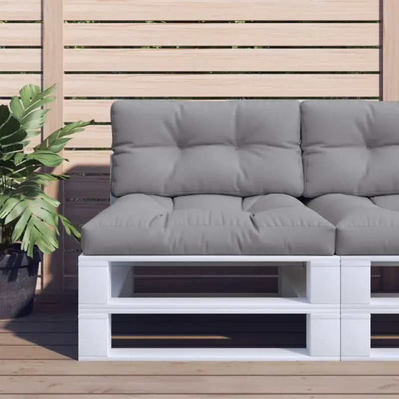 Stoelkussens voor een frisse uitstraling en behouden oorspronkelijke vorm - Grijs / 80 x 80 x 12 cm / 1 - Stoelkussens