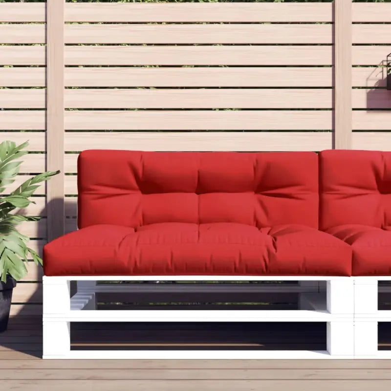 Stoelkussens voor een frisse uitstraling en behouden oorspronkelijke vorm - Rood / 120 x 80 x 12 cm / 1 - Stoelkussens