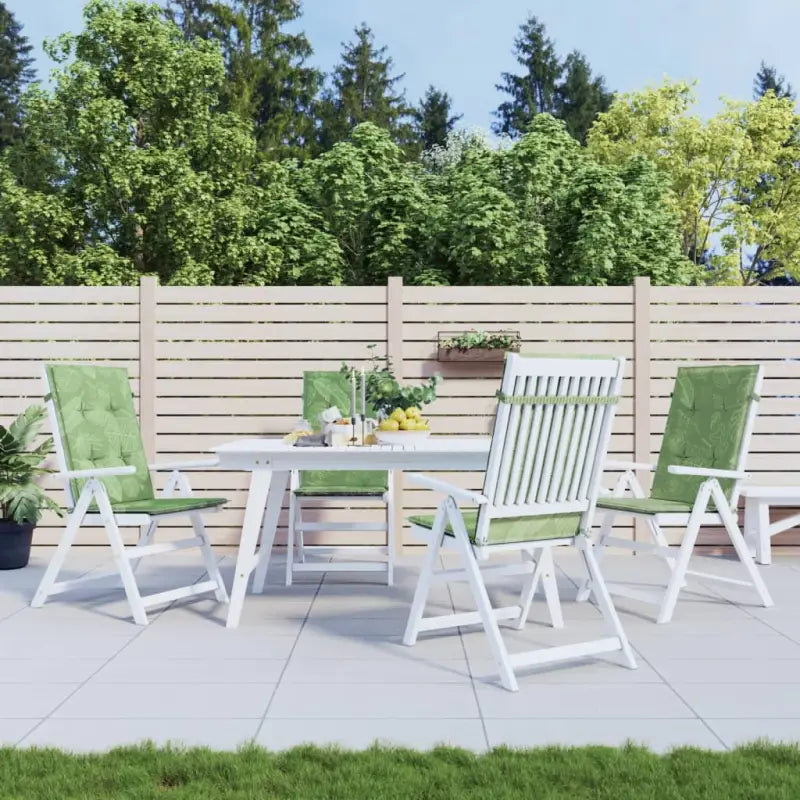 Stoelkussens voor een frisse uitstraling en behouden oorspronkelijke vorm - Bladontwerp / 120 x 50 x 3 cm / 4