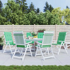 Stoelkussens voor een frisse uitstraling en behouden oorspronkelijke vorm - Groen / 120 x 50 x 3 cm / 6 - Stoelkussens
