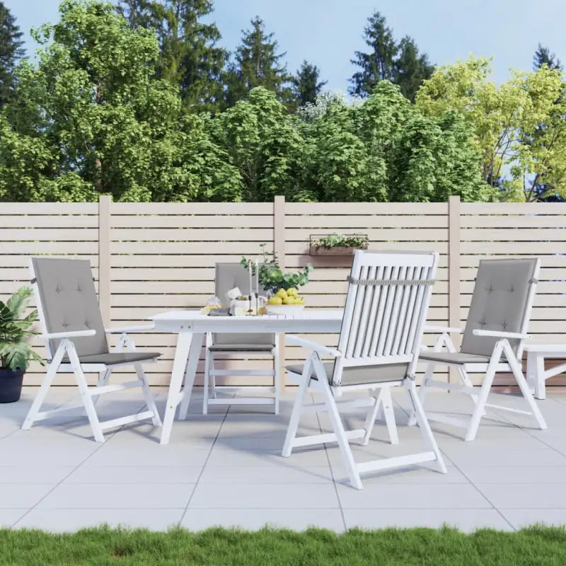 Stoelkussens voor een frisse uitstraling en behouden oorspronkelijke vorm - Grijs / 120 x 50 x 3 cm / 4 - Stoelkussens