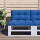 Stoelkussens voor een frisse uitstraling en behouden oorspronkelijke vorm - koningsblauw / 80 x 80 x 12 cm / 1