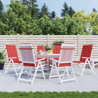 Stoelkussens voor een frisse uitstraling en behouden oorspronkelijke vorm - Rood / 120 x 50 x 3 cm / 6 - Stoelkussens