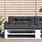 Stoelkussens voor een frisse uitstraling en behouden oorspronkelijke vorm - Antraciet / 120 x 80 x 12 cm / 1