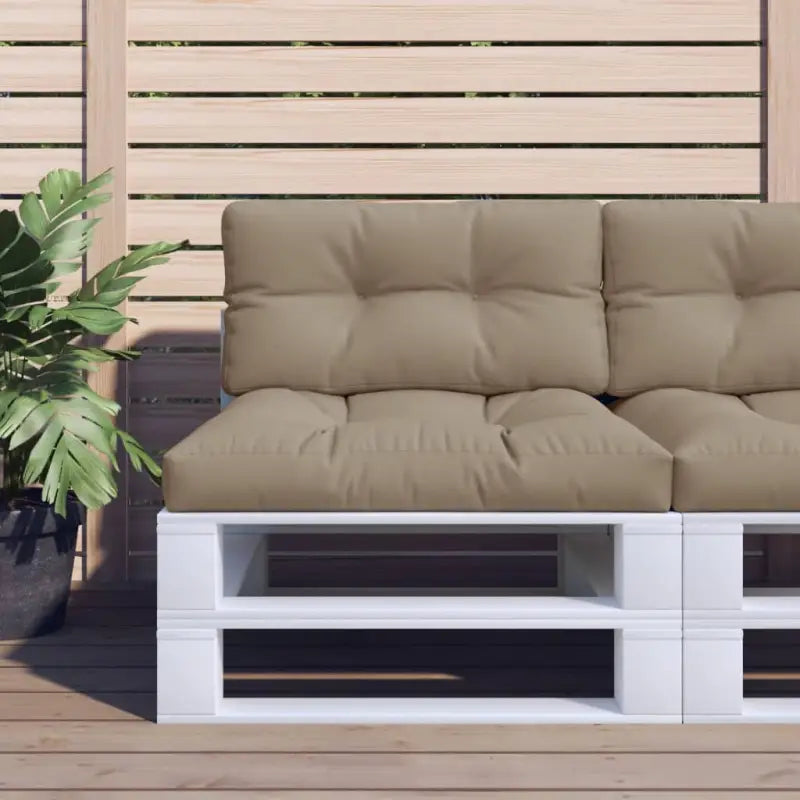 Stoelkussens voor een frisse uitstraling en behouden oorspronkelijke vorm - Taupe / 80 x 80 x 12 cm / 1 - Stoelkussens