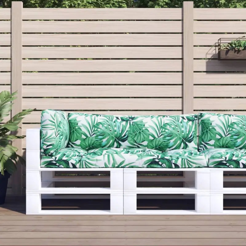 Stoelkussens voor een frisse uitstraling en oorspronkelijke vorm - Bladpatroon / 3 - Stoelkussens