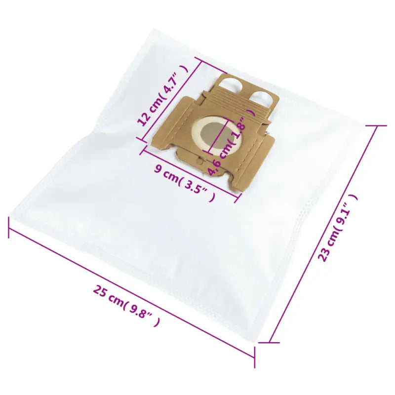 Stofzuigerzakken van vliesstof voor een schone en gezonde leefomgeving - Accessoires voor stofzuigers
