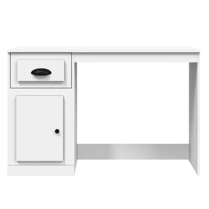 Strak bureau van bewerkt hout met moderne en elegante uitstraling - Bureaus