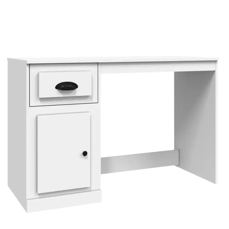 Strak bureau van bewerkt hout met moderne en elegante uitstraling - Bureaus