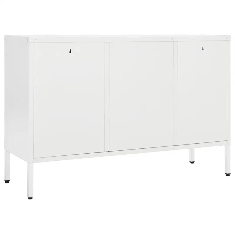 Strak dressoir met gehard glas en verstelbare schappen - Dressoirs & buffetkasten