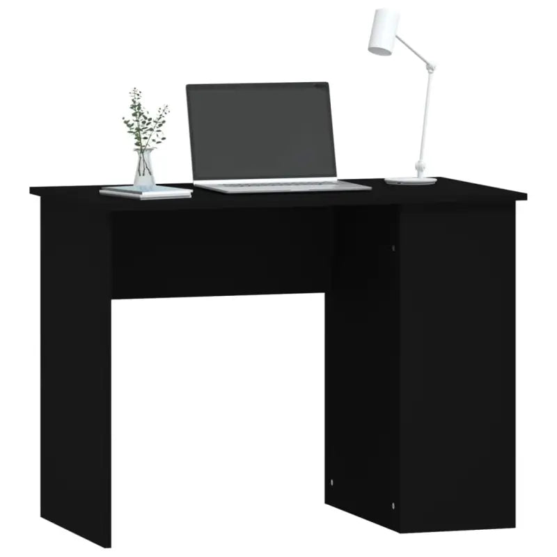 Strak en modern bureau met schappen van bewerkt hout - Bureaus