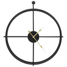 Strakke ijzeren wandklok met elegante en delicate uitstraling - Wandklokken