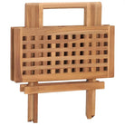 Teakhouten tuinset met fijn geschuurd afmetingen tafel en stoel - Tuinsets