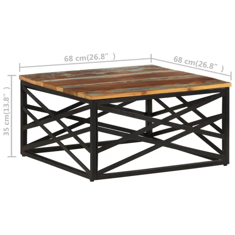 Tijdloze salontafel van massief gerecycled hout voor jouw woonkamer - 1 / massief gerecycled hout - Salontafels
