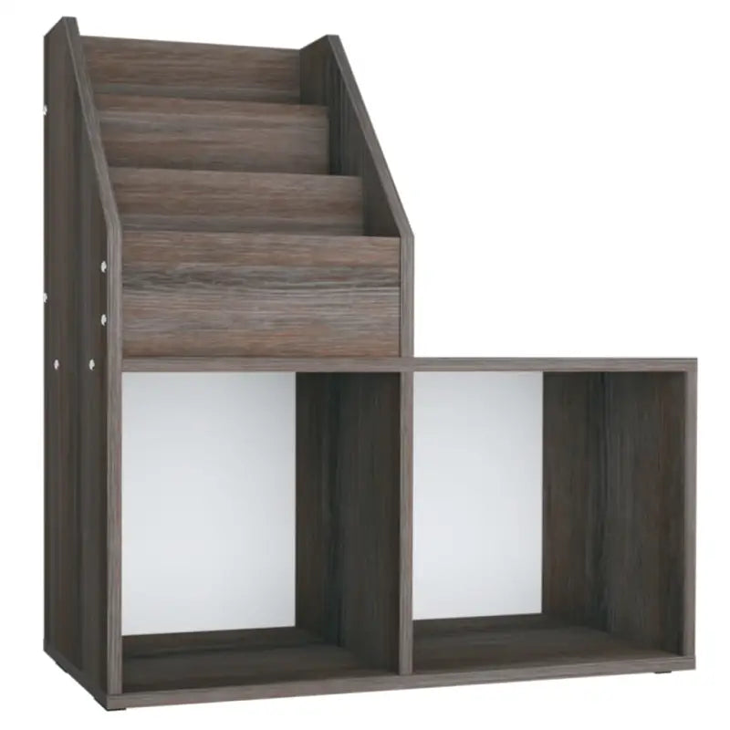 Tijdschriftenrek voor kinderen van bewerkt hout elegant en stevig - Tijdschriftenrekken