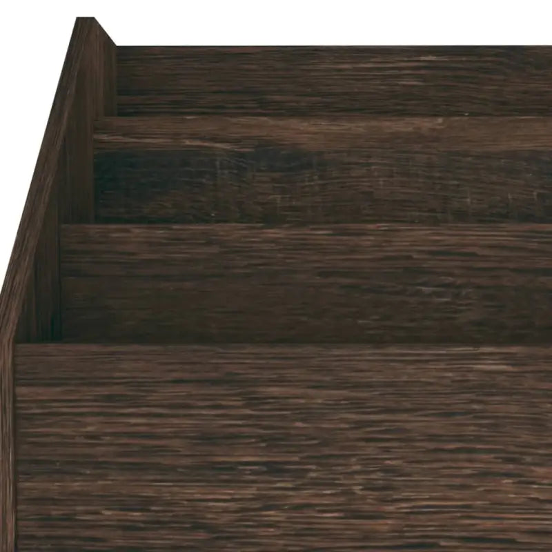 Tijdschriftenrek voor kinderen van bewerkt hout in gerookt eiken stijl - Tijdschriftenrekken