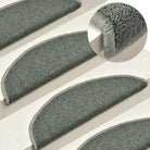 Trapmatten levering bevat voor veilige en stijlvolle trappen - Donkergroen / 56 x 17 x 3 cm / 15 - Trapmatten
