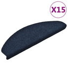 Trapmatten met genaaldvilte stof voor veiligheid en bescherming levering bevat - Marineblauw / 65 x 21 x 4 cm / 15