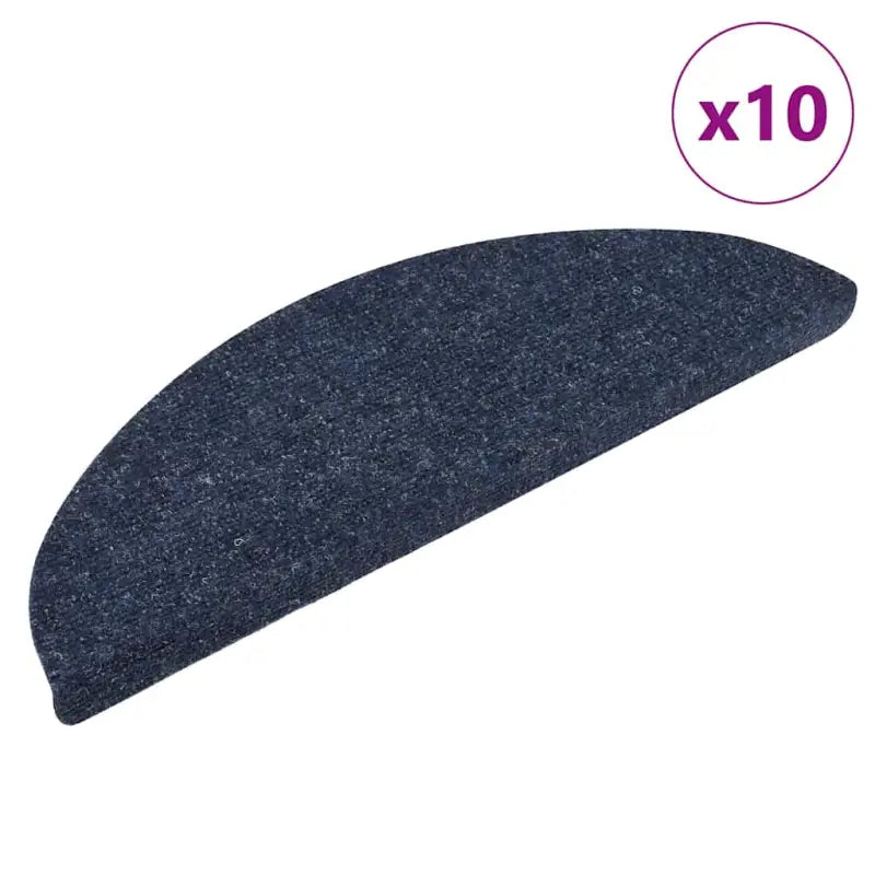 Trapmatten met genaaldvilte stof voor veiligheid en bescherming levering bevat - Blauw / 56 x 17 x 3 cm / 10