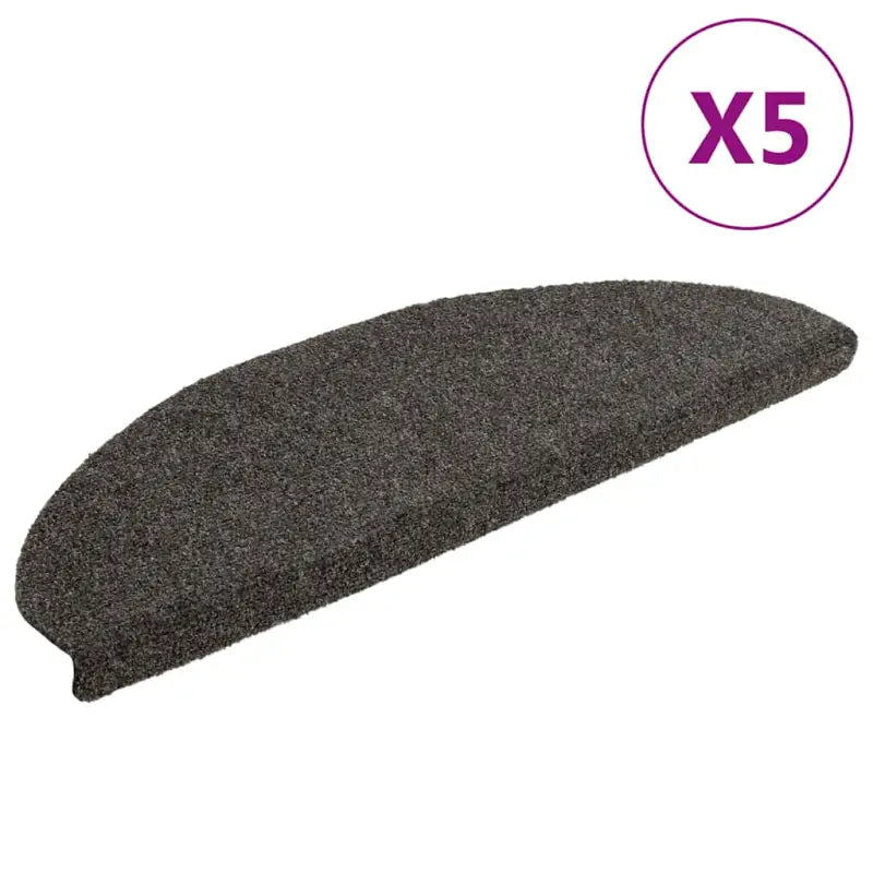 Trapmatten met genaaldvilte stof voor veiligheid en bescherming levering bevat - Antraciet / 65 x 21 x 4 cm / 5