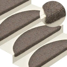Trapmatten met genaaldvilte stof voor veiligheid en bescherming levering bevat - Crème / 65 x 21 x 4 cm / 5 - Trapmatten