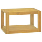 Trendy badkamerkast van massief teakhout met strakke uitstraling - Bruin / 60 x 45 x 35 cm / 1 - Opbergkasten &