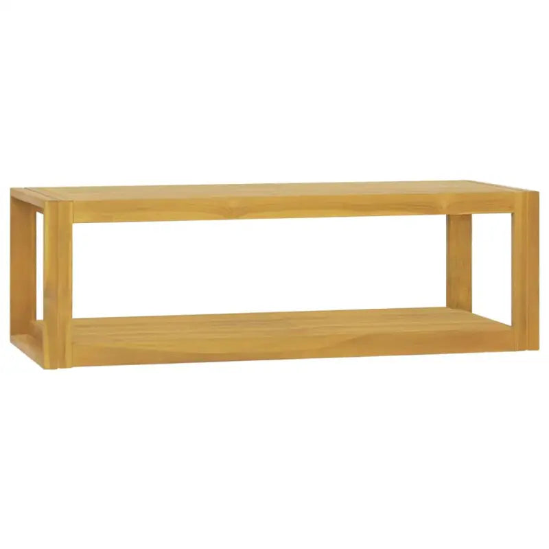 Trendy badkamerkast van massief teakhout met strakke uitstraling - Bruin / 110 x 45 x 35 cm / 1 - Opbergkasten &