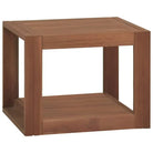 Trendy badkamerkast van massief teakhout met strakke uitstraling - Bruin / 45 x 45 x 35 cm / 1 - Opbergkasten &