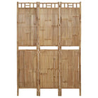 Trendy bamboe kamerscherm met vier panelen voor decoratie of scheiding - 120 x 180 cm - Kamerschermen