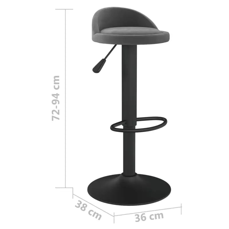 Trendy barkrukken met fluwelen bekleding en modern design - Barkrukken