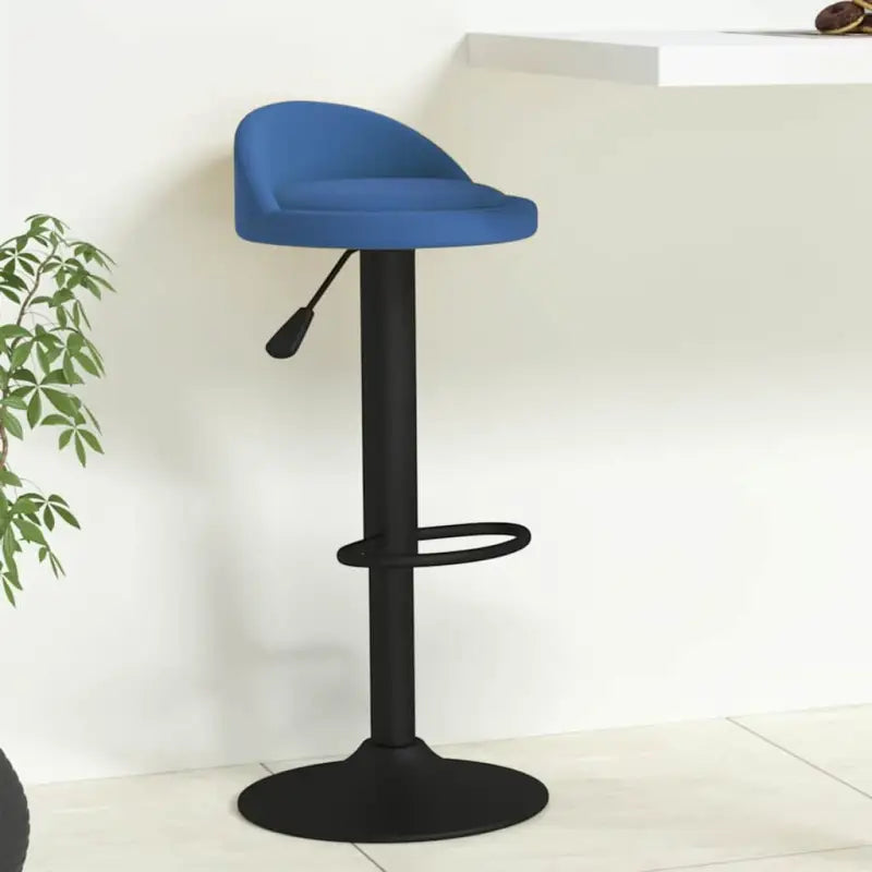 Trendy barkrukken met fluwelen bekleding en modern design - Blauw / 1 - Barkrukken