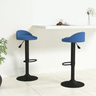 Trendy barkrukken met fluwelen bekleding en modern design - Blauw / 2 - Barkrukken