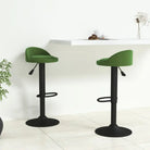Trendy barkrukken met fluwelen bekleding en modern design - Donkergroen / 2 - Barkrukken