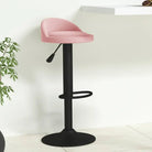 Trendy barkrukken met fluwelen bekleding en modern design - Roze / 1 - Barkrukken