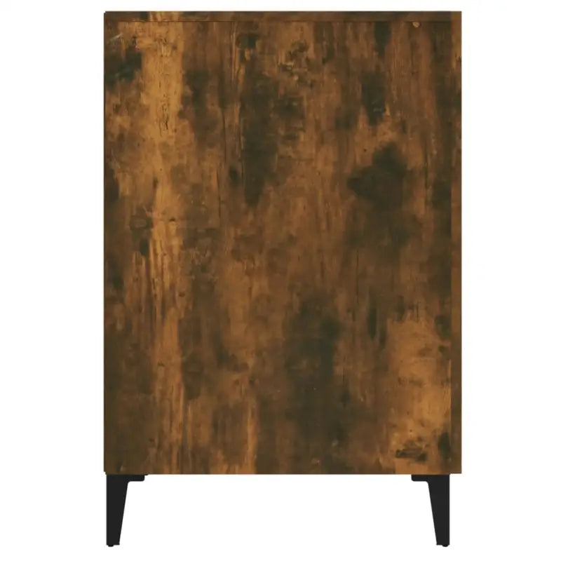 Trendy bureau van bewerkt hout met industrieel design - Bureaus