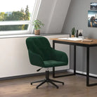 Trendy bureaustoel met verstelbare hoogte armleuning en elegant design - Donkergroen / 1 - Bureaustoelen