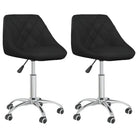 Trendy draaibare eetkamerstoelen met comfortabel kunstleer - Eetkamerstoelen