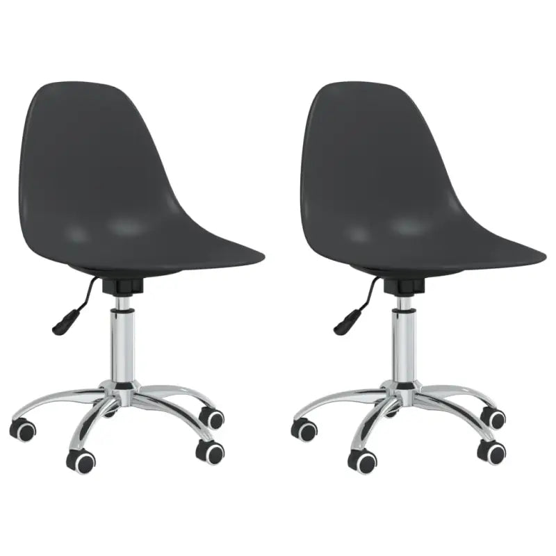 Trendy draaibare eettafelstoelen in modern design - Lichtgrijs / 2 - Eetkamerstoelen